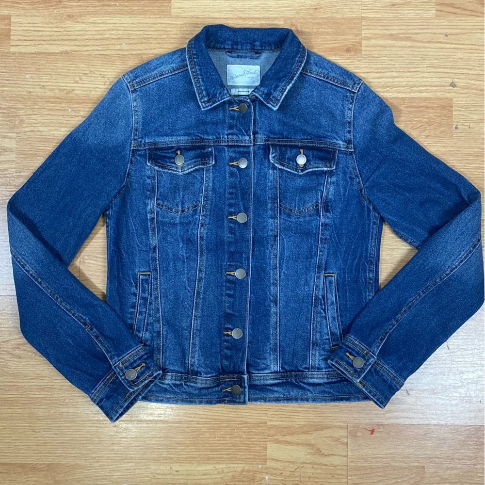 Universal Thread Freeborn Dark Wash Button Denim … - image 3